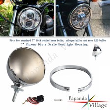 7" Chrome Headlight Buckets