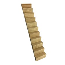 Dolls House Stairs Bare Wood
