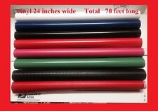 8 Rolls Plotter Vinyl,Carbon Fiber,Cutter Plotter 24" Total 70 ft 8 rolls 