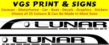 LUNAR MOTORHOME STICKERS