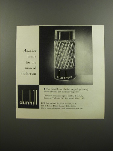 1953 dunhill after - dunhill, shave