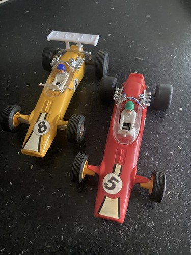 Vintage scalextric cars - f1,