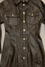 Zara women brown faux - brown,