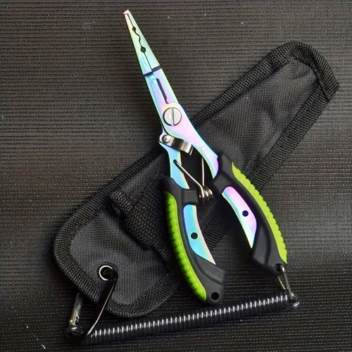 Fishing pliers green - fishing,