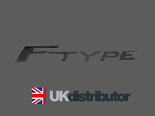 Gloss Black F-Type Boot / Tailgate Badge Emblem – Aftermarket Trim Fits Jaguar