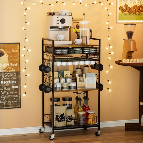 Coffee bar station with - coffee,