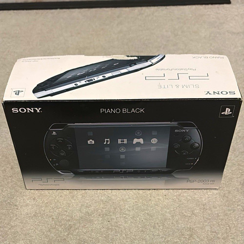 Sony psp 2003 - black, pal