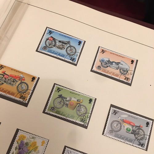 Isle man used stamps - man, 1987