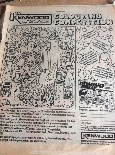 V4a ephemera 1980s - 1980s, advert