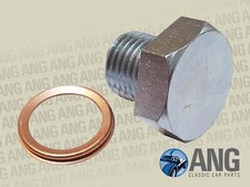 MORRIS MARINA 1800, PRINCESS 1800 ENGINE OIL SUMP DRAIN PLUG & WASHER 88G257