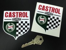 JAGUAR CASTROL Garland & Check Shield style stickers