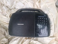 Grundig Concert Boy 240 Portable Radio Vintage 4-Band, Mains Battery