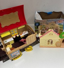 Sylvanian families caravan - families,