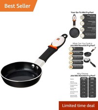 Compact 4.5-Inch Nonstick Egg Pan with Heat-Resistant Handle - BPA Free