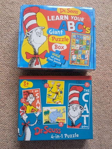 Seuss toddler puzzle lot - dr,