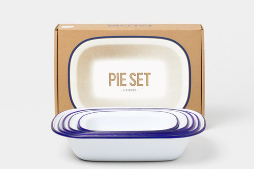 Falcon enamelware pie set - enamelware,