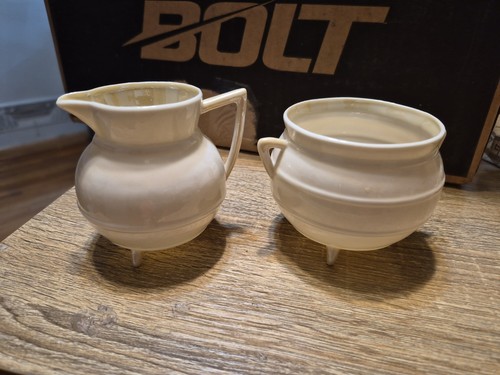 Belleek pottery creamer and - pottery,