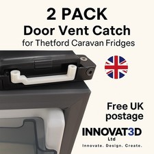 2 Pack Door Vent Catch for Thetford Caravan Fridges - Premium Replacement Parts!