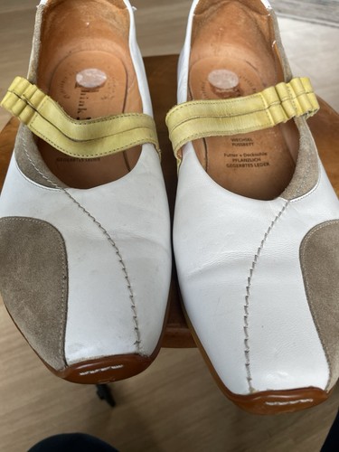 Think white leather shoes - white,