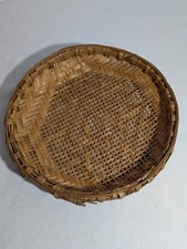 Boho Wicker Round Serving /