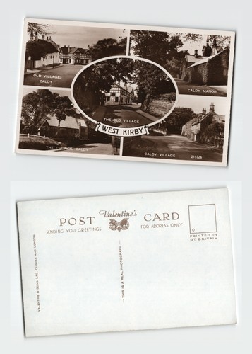 Postcard multi view - -, caldy
