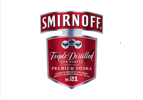 Smirnoff vodka badge edible - badge, a5