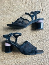 Zara Women Black Mesh Polka