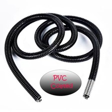 Black Flexible Conduit Tube PVC Coated Liquid-Tight Stainless Steel Metal Condui