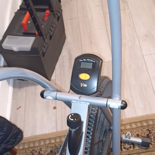 Fit exercise bike grey black - v-fit,