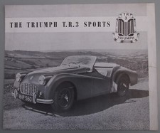 Triumph TR3 Sales Catalogue