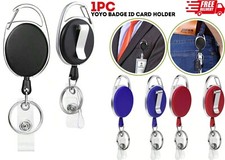 ID card holder retractable