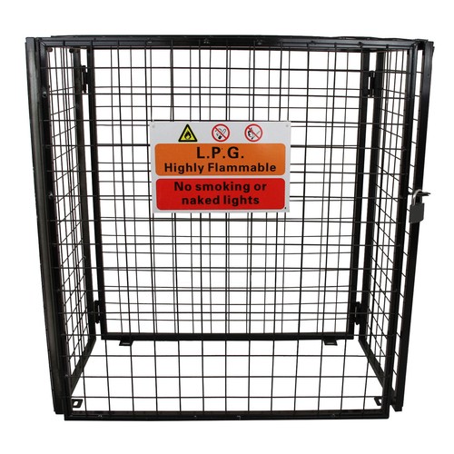 Gas bottle cage collapsible - cage,