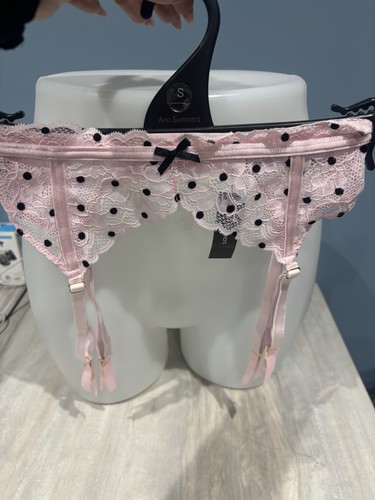 Pretty pink suspender - suspender, ann