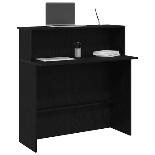 Reception desk black - desk,