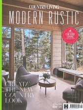 Country living modern rustic - living,