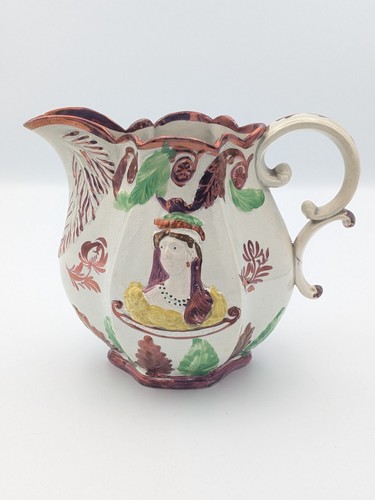 Pearlware lustre jug princess - pearlware,