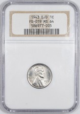 1943-D/D FS-019 NGC MS64
