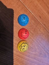 DISNEY CLUB PENGUIN SET OF 3 HALF BALLS POPPERS BOUNCERS