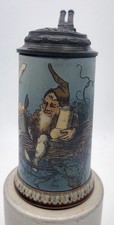 Gnome Mettlach Stein #2134 .5L