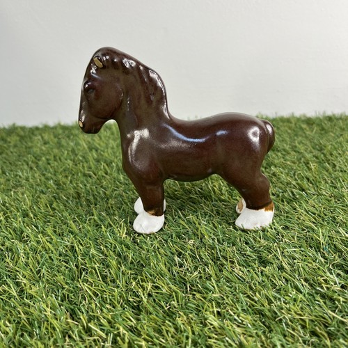 Studio pottery shire horse - pottery,