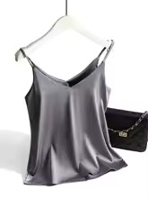 Womens silk satin camisole - womens,