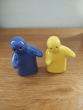 Novelty Hugging Figure Salt And Pepper Shakers - Blue & Yellow