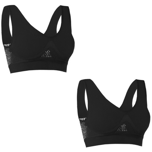 Wirefree sports bra black - bra, for