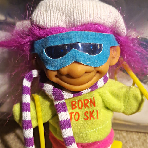 Russ troll doll skier - doll,