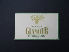 Rare Vintage GLAMOUR BOURJOIS Perfume Paris Scented Card
