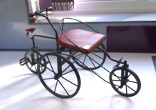 LARGE SIZE ANTIQUE DESIGN Handmade  Reprocrafters Metal  tricycle TRISHAW