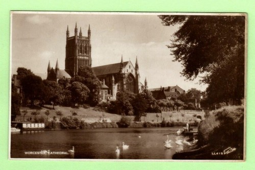 012254 postcard worcester - postcard,