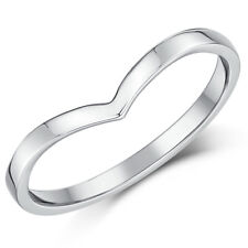 9ct White Gold Wishbone
