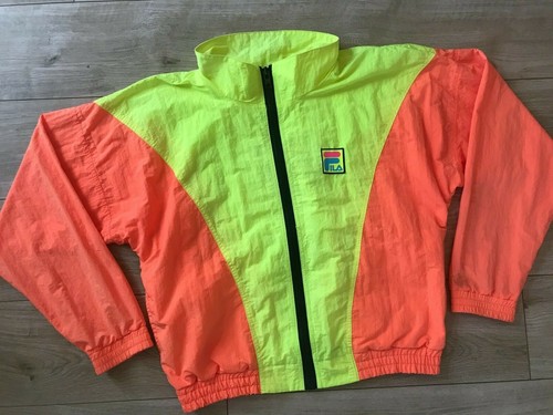 Vintage baggy fila neon - vintage,