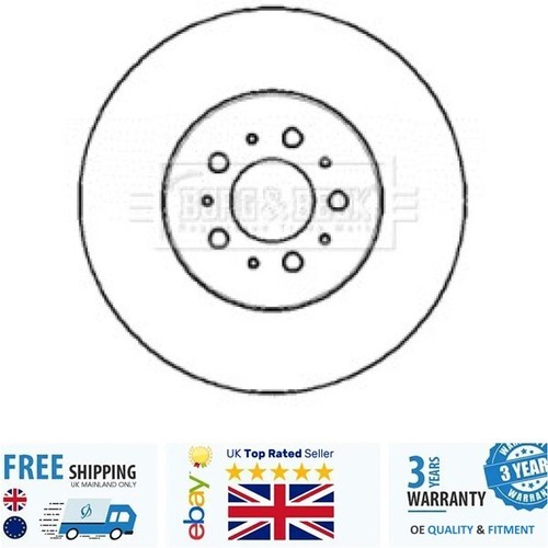 Brake disc bbd5761s - disc, for